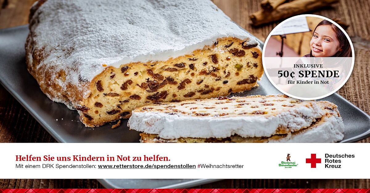 DRK Spendenstollen Kinderhilfsfonds Sachsen